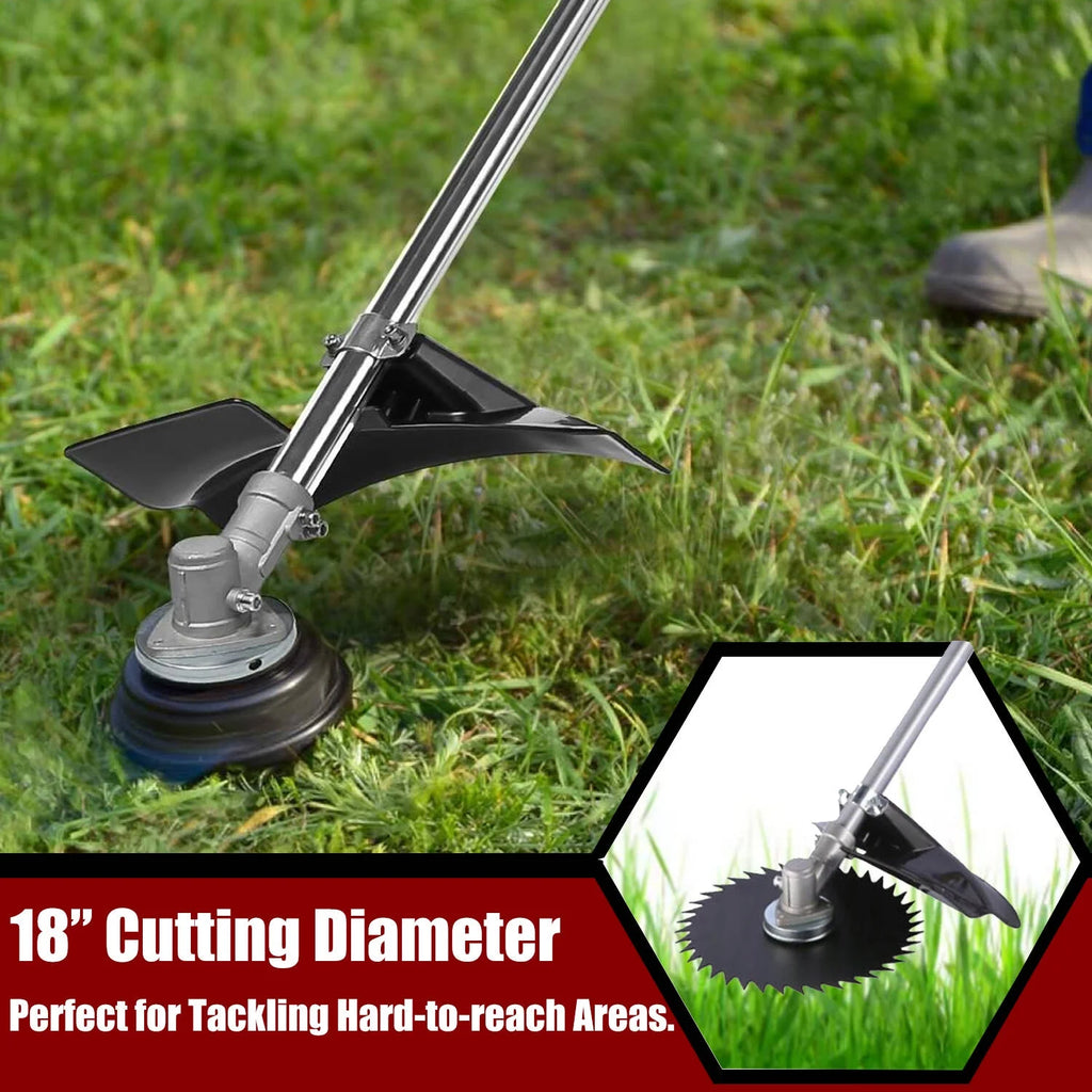 58CC Gas Weed Eaters 2-Cycle Straight Shaft Weed Trimmer Y37933