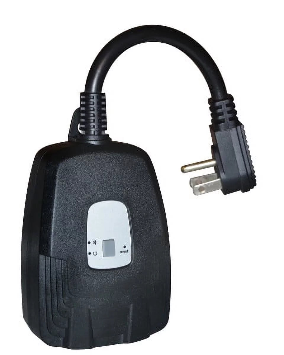 Outdoor Wi-Fi Plug-In Switch, 2 Grounded Outlets, Weather Resistant U329