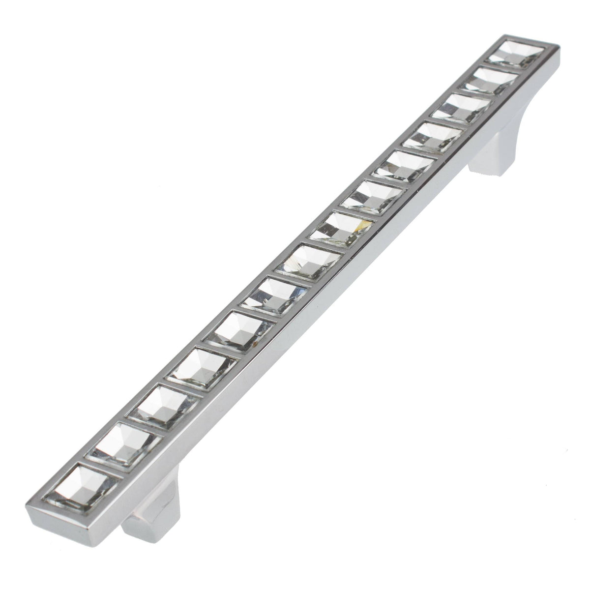 6.75-Inch K9 Crystal Cabinet Pulls with 5-Inch Screw Spacing L6200