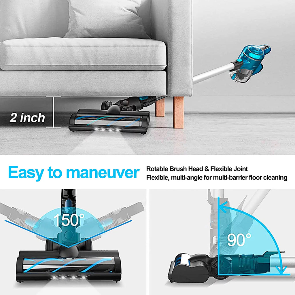 Cordless Vacuum Cleaner with 2 Batteries E2918