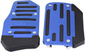 Blue Alloy Nonslip Brake Pedal Cover Pack of 2 I44028