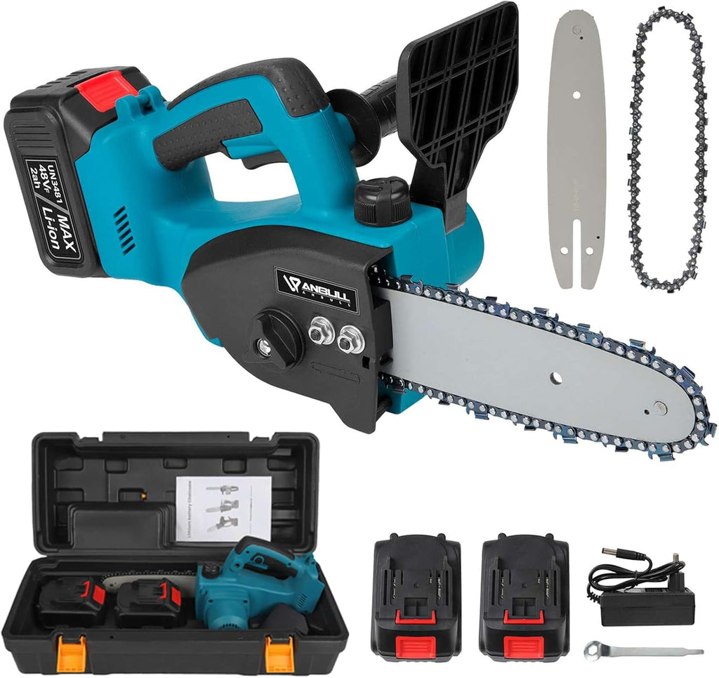 8 Inch Cordless Electric Chainsaw with 2 Batteries B9164