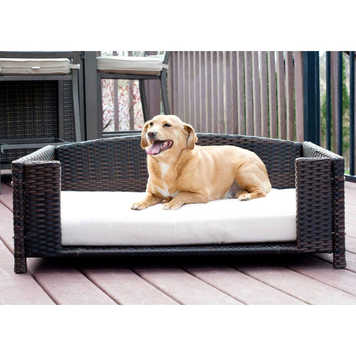 Rattan Rectangular Pet Sofa B65348