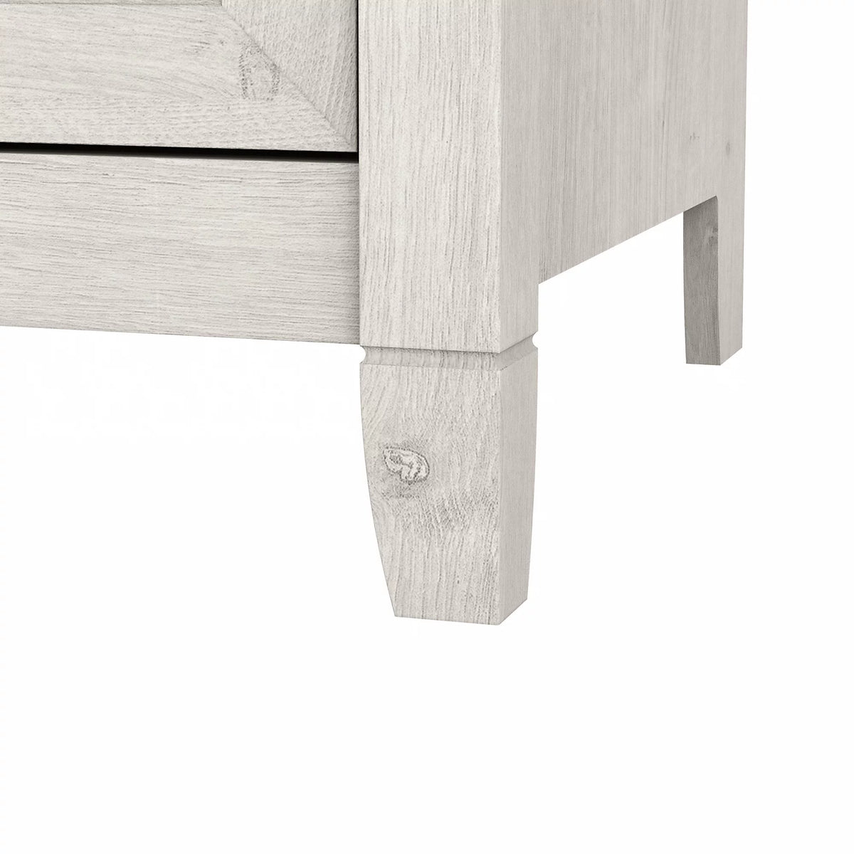 2 Drawer Linen White Oak Lateral File Cabinet B924