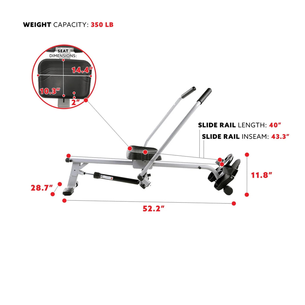 Full Motion Hydraulic Cylinder LCD Monitor Rowing Machine Z142850