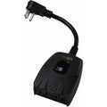 Outdoor Wi-Fi Plug-In Switch, 2 Grounded Outlets, Weather Resistant U329