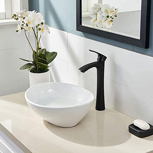 Black Vessel Sink Faucet Z8882