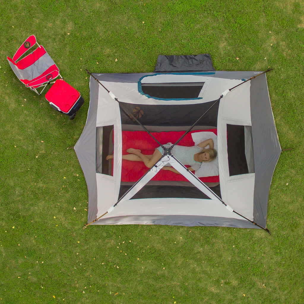 6-Person Instant Cabin Tent with LED Light V1827