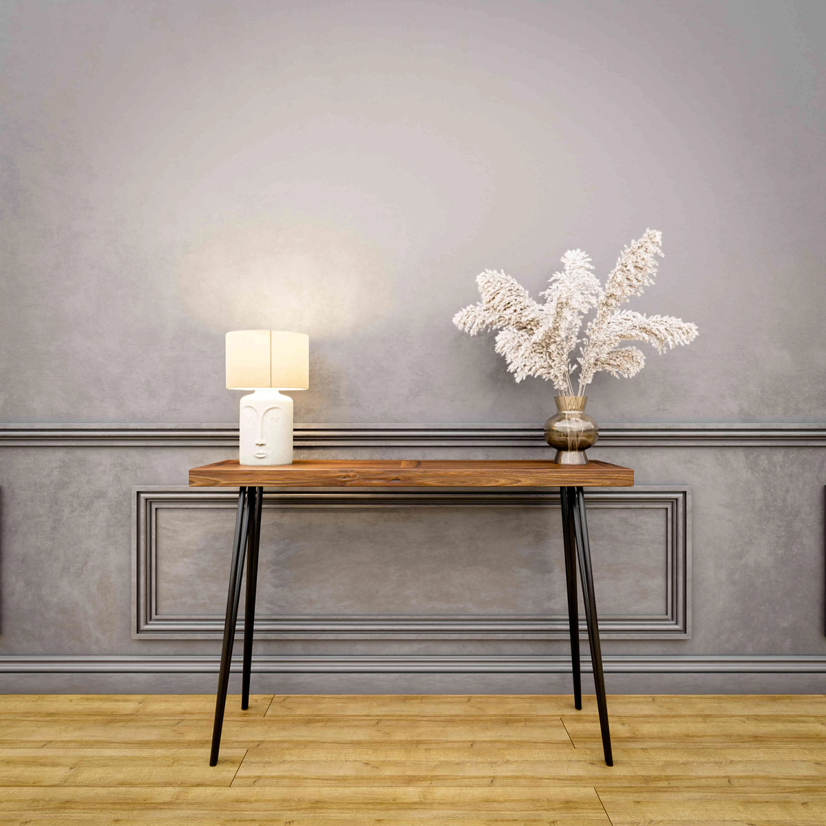 Console Table with Hairpin Legs E521374