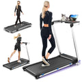 Foldable Treadmill with Desk Workstation L629