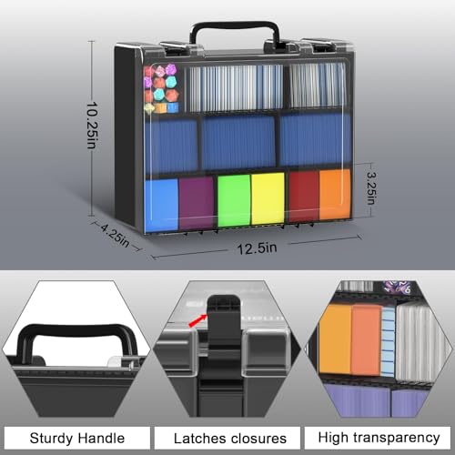 Trading Card Storage Box Black J810