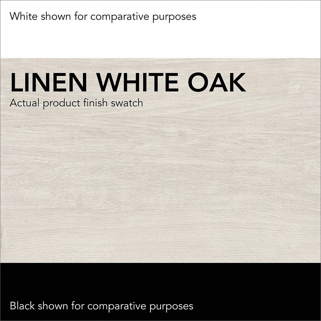 2 Drawer Linen White Oak Lateral File Cabinet B924