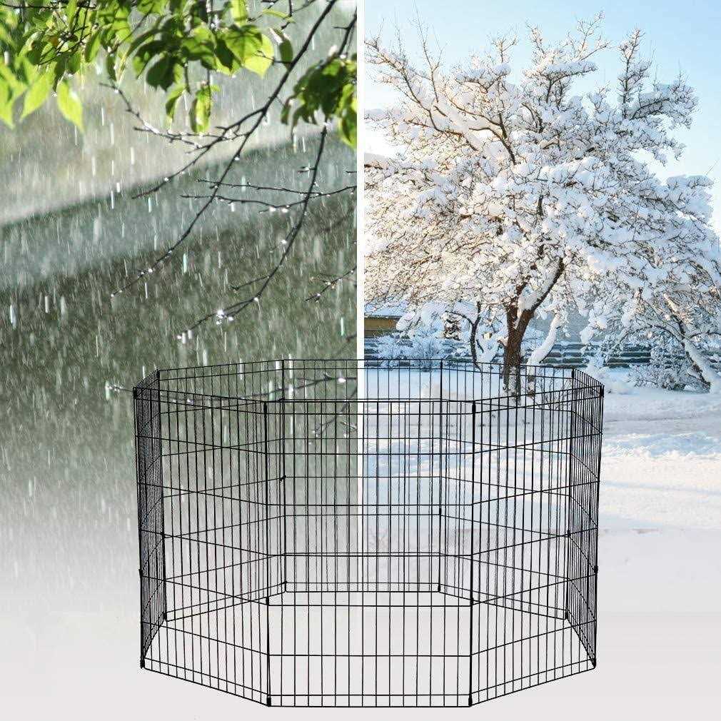 48/42/36/30/24 inch 8 Panel Dog Pen with Door R66576