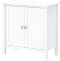 Pure White Accent Storage Cabinet with Doors O1376