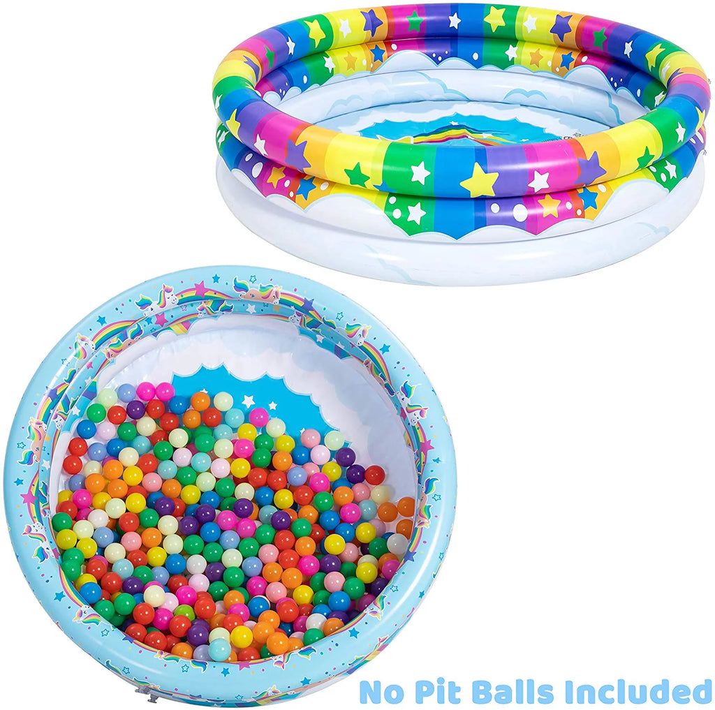 2 Pack Inflatable Kiddie Pool Set R18786