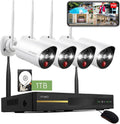 2K HD Wireless Security Camera System with 1TB HDD Q72857