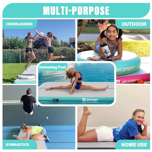 Inflatable Gymnastics Tumbling Mat with Air Pump C745
