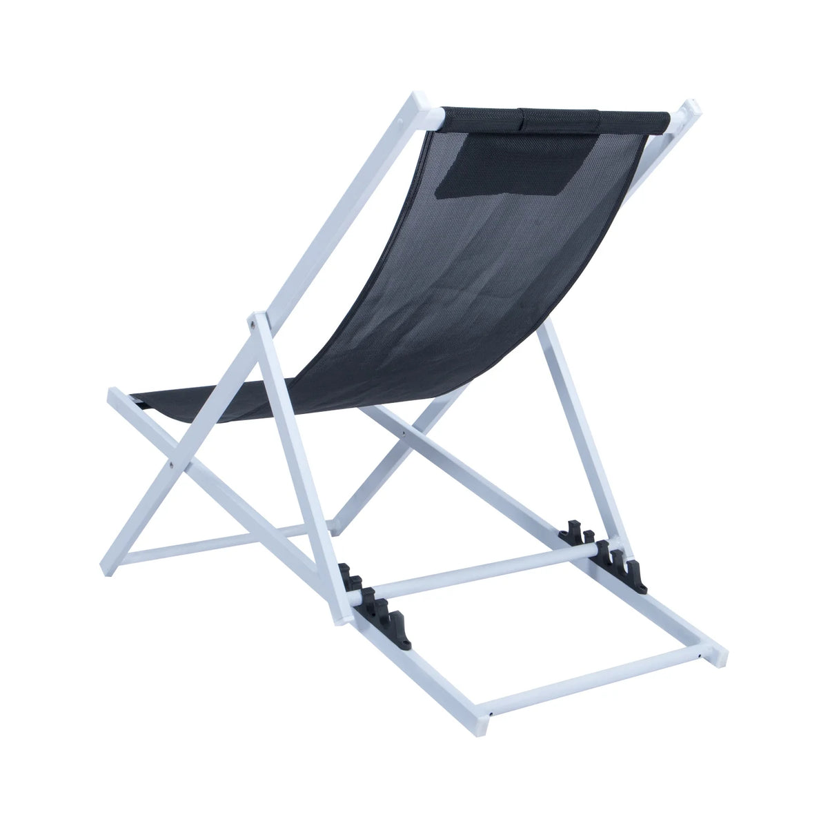 Outdoor Sling Lounge Chair With Headrest P803015