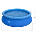 12 Ft x 30 Inflatable Swimming Pool U58727