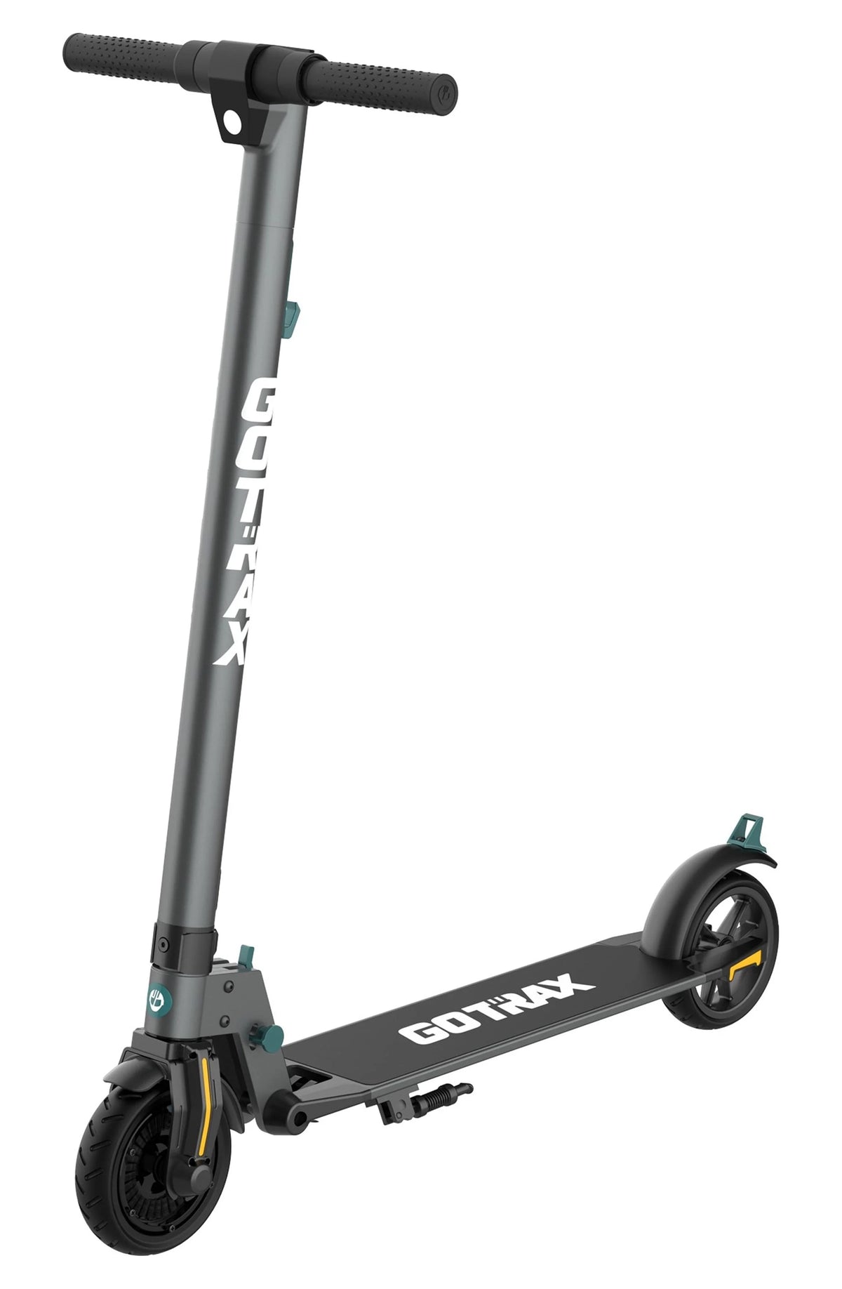 Foldable Electric Scooter with 6 Tires, 200W 12mph, Gray V6818