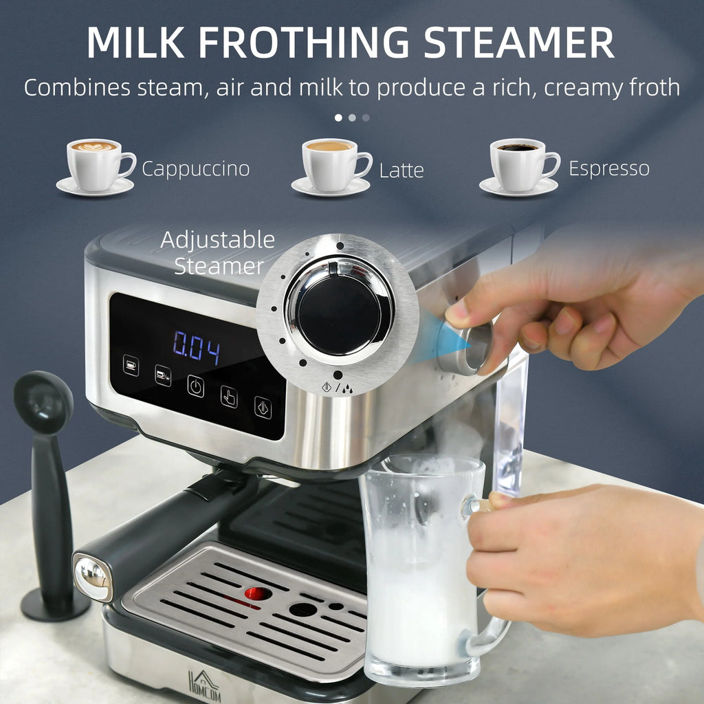 Espresso Coffee Maker Machine 15-Bar Frother B6813
