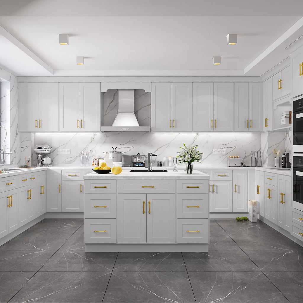 30-in Shaker Wall Bridge Kitchen Cabinet with 2 Doors T918