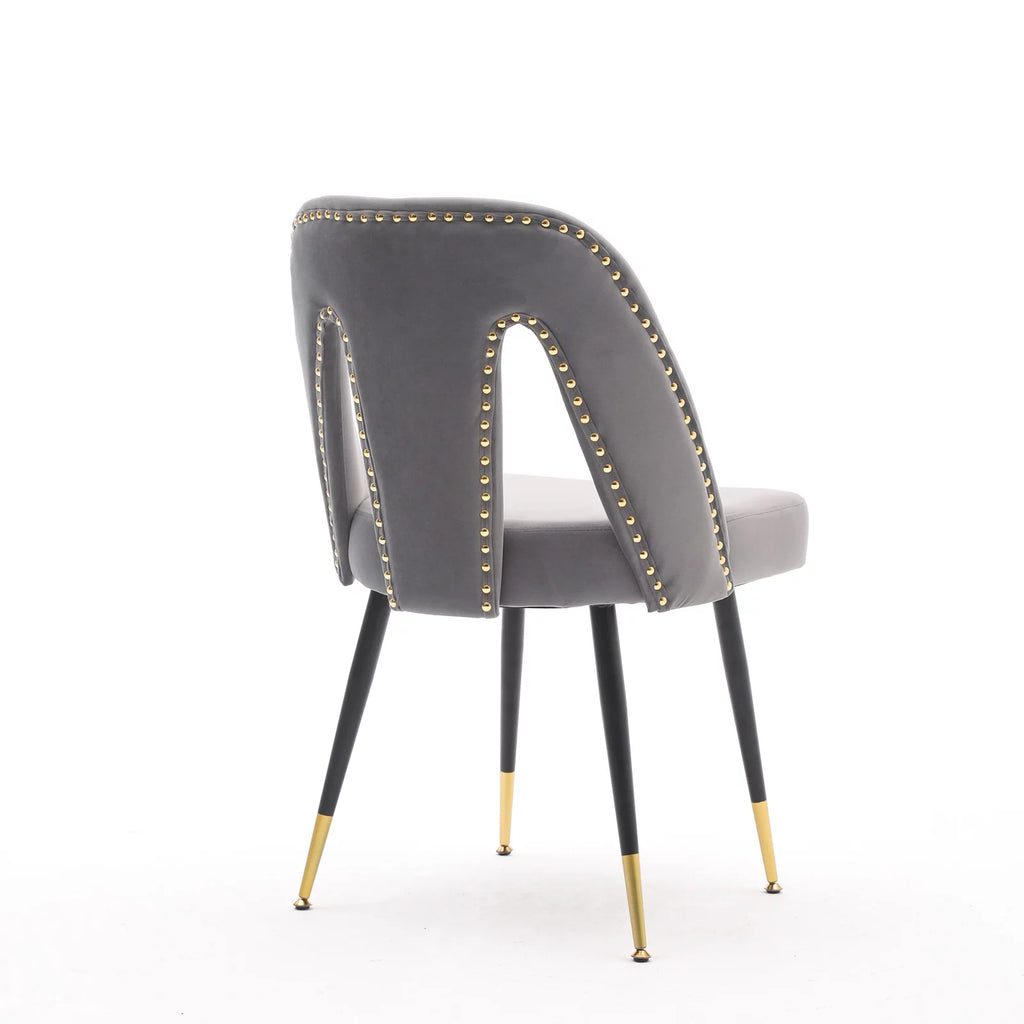 Velvet Upholstered Dining Chairs Set of 6 Z116331