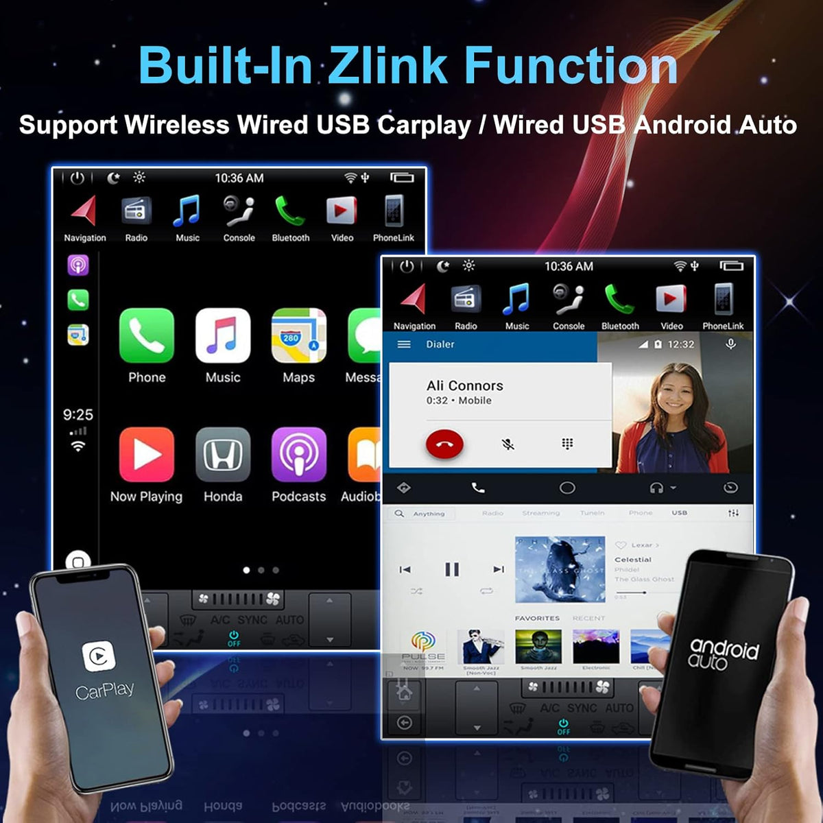 Android Car Navigation Stereo 10.4 Inch IPS Touchscreen Car Radio I684739