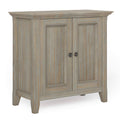 Solid Wood 32 in. Wide Low Storage Cabinet G9395