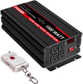 1500 Watt Pure Sine Wave Inverter 12V to 120V with AC Outlets USB H252