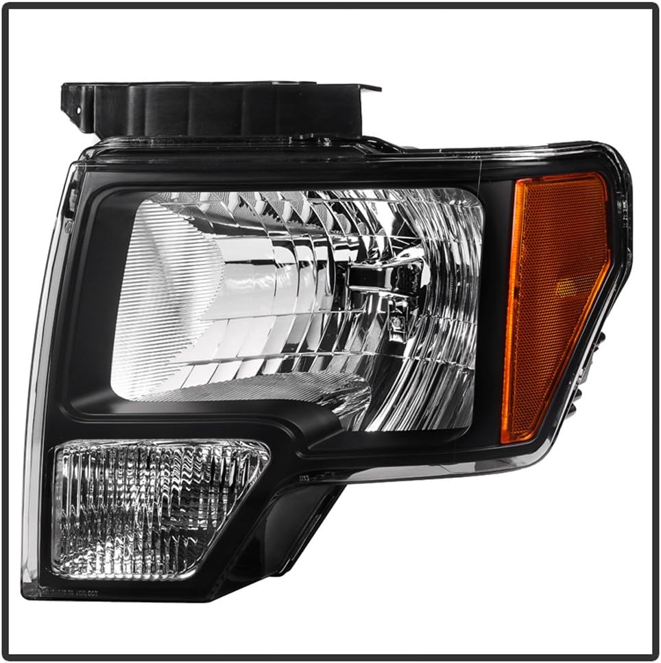 Black Replacement Headlights Driver + Passenger Side E2158