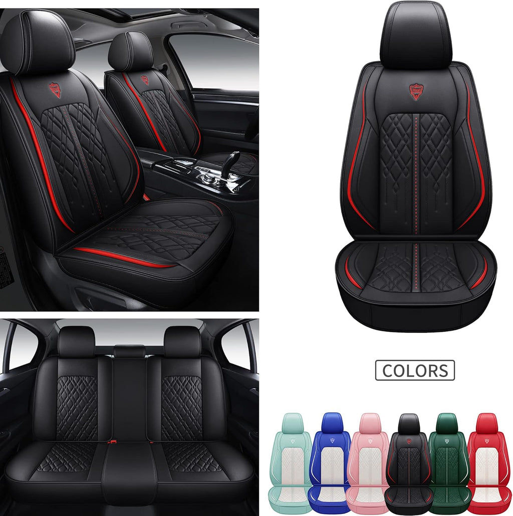 5 Seats Full Set Synthetic Leather Car Seat Cover F4045