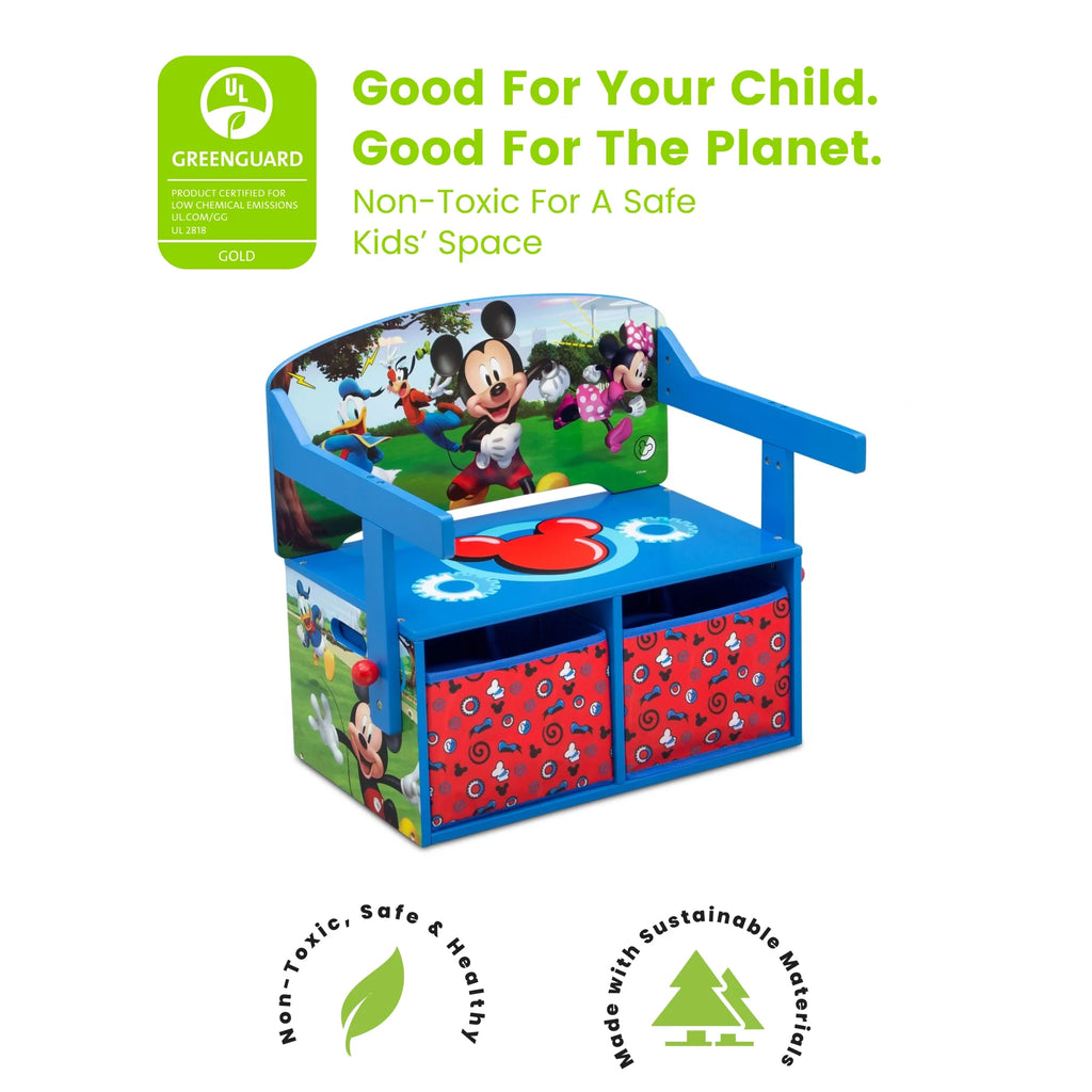 Blue 2-in-1 Activity Bench and Desk B73785