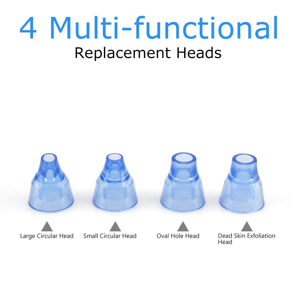 Electric Blackhead Remover with 4 Suction Heads X1971
