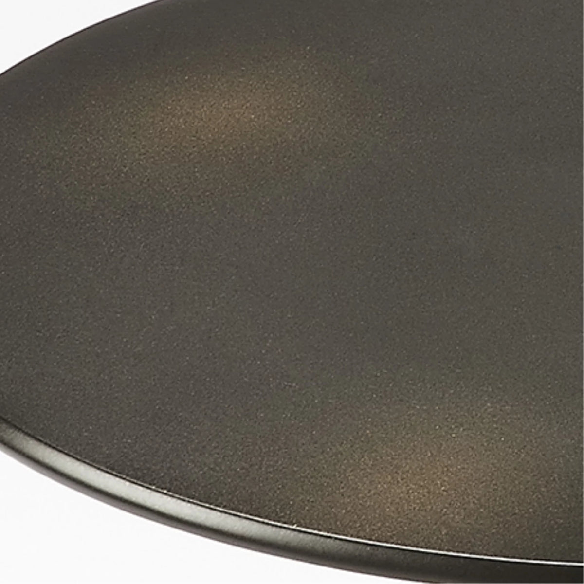 Black Iron Pedestal End Table W44669