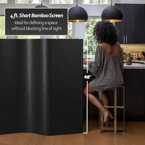6 ft. Tall Bamboo Wave Screen U8268