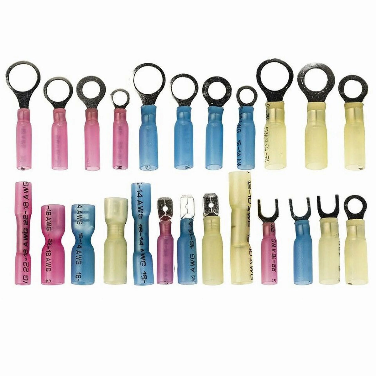 250Pcs Heat Shrink Wire Connectors F545