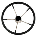 Black Foam 15x22 Diameter Steering Wheel E204
