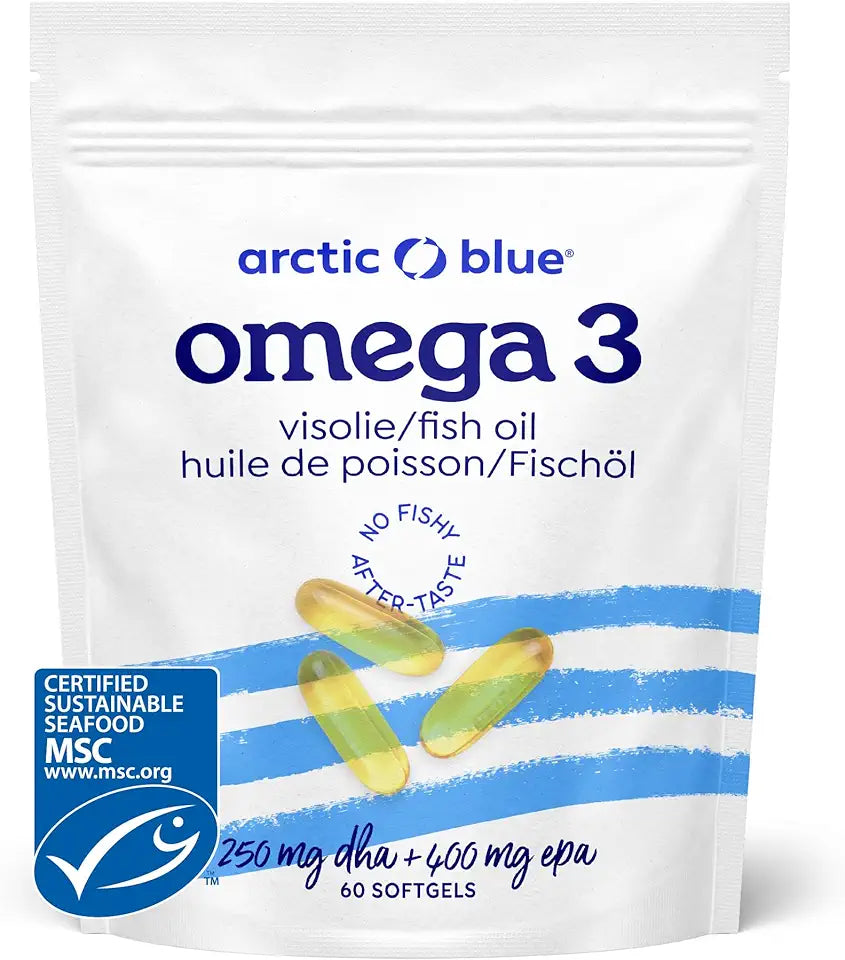 Fish Oil with DHA EPA Vitamin D3 60 Softgels M127539