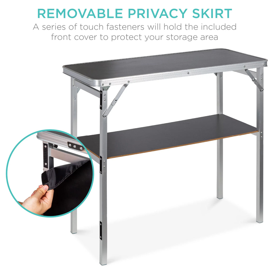Portable Pop-Up Bar Table with Carrying Case U552310