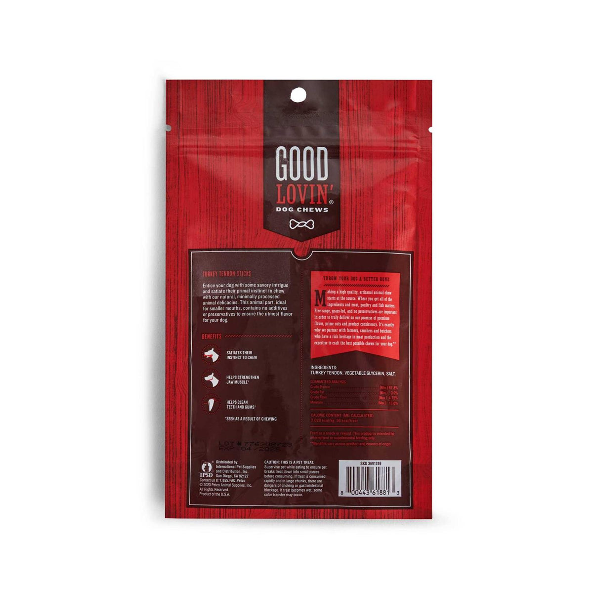 Turkey Tendon Stick for Dogs Y503