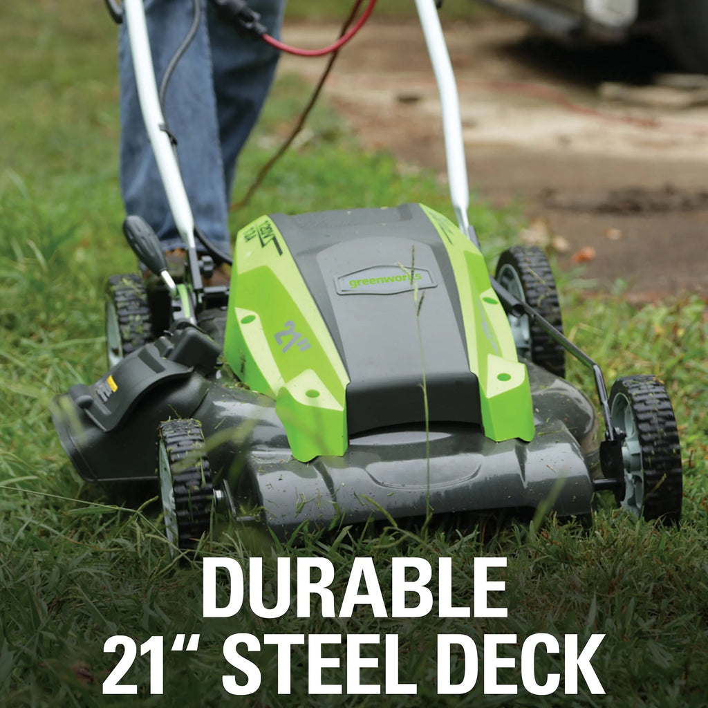 21 Amp Corded Electric Walk-Behind Push Lawn Mower N112