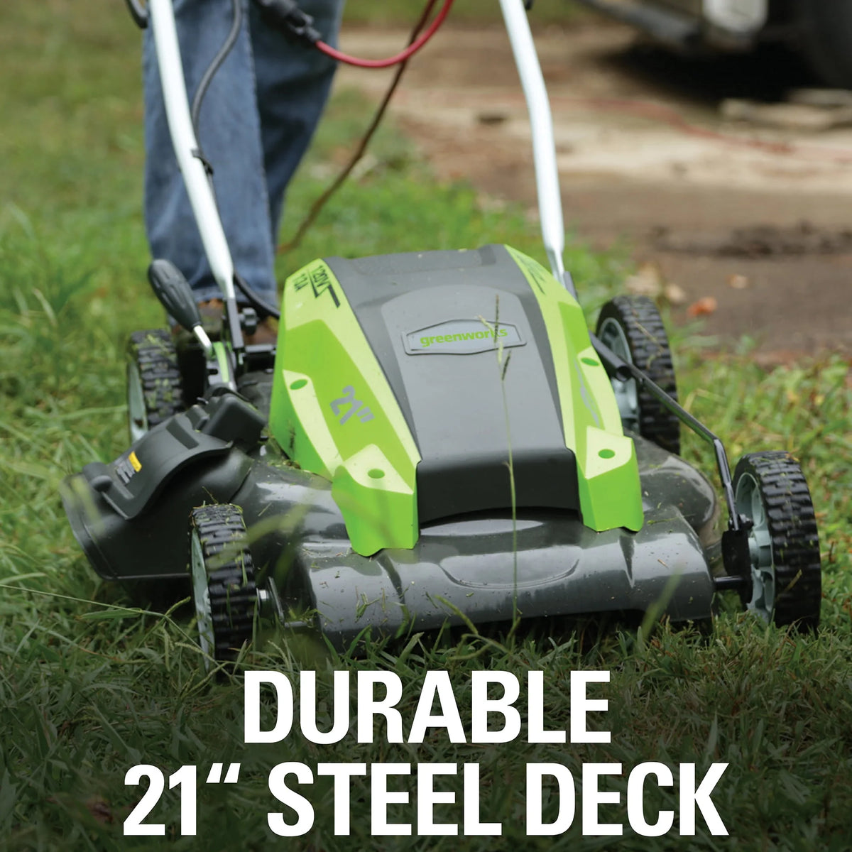21 Amp Corded Electric Walk-Behind Push Lawn Mower N112