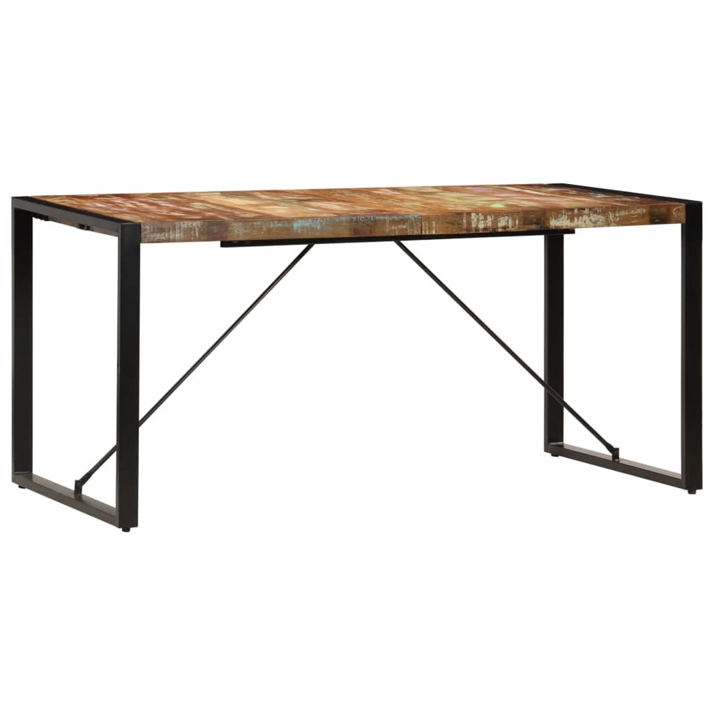 Solid Reclaimed Wood Dining Table Q67787