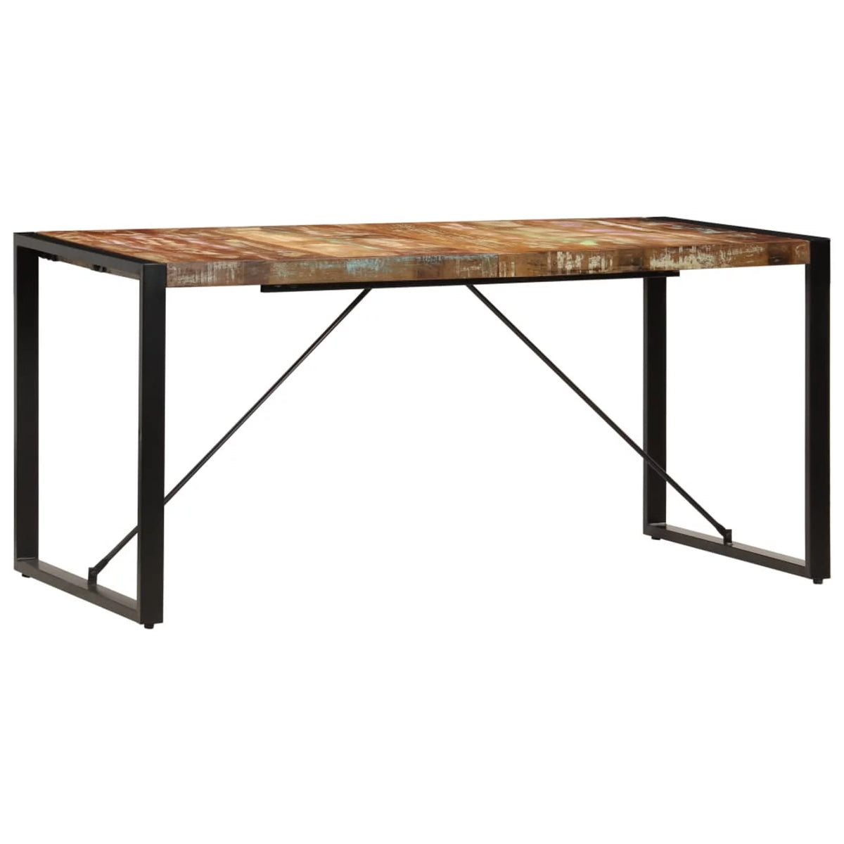 Solid Reclaimed Wood Dining Table Q67787