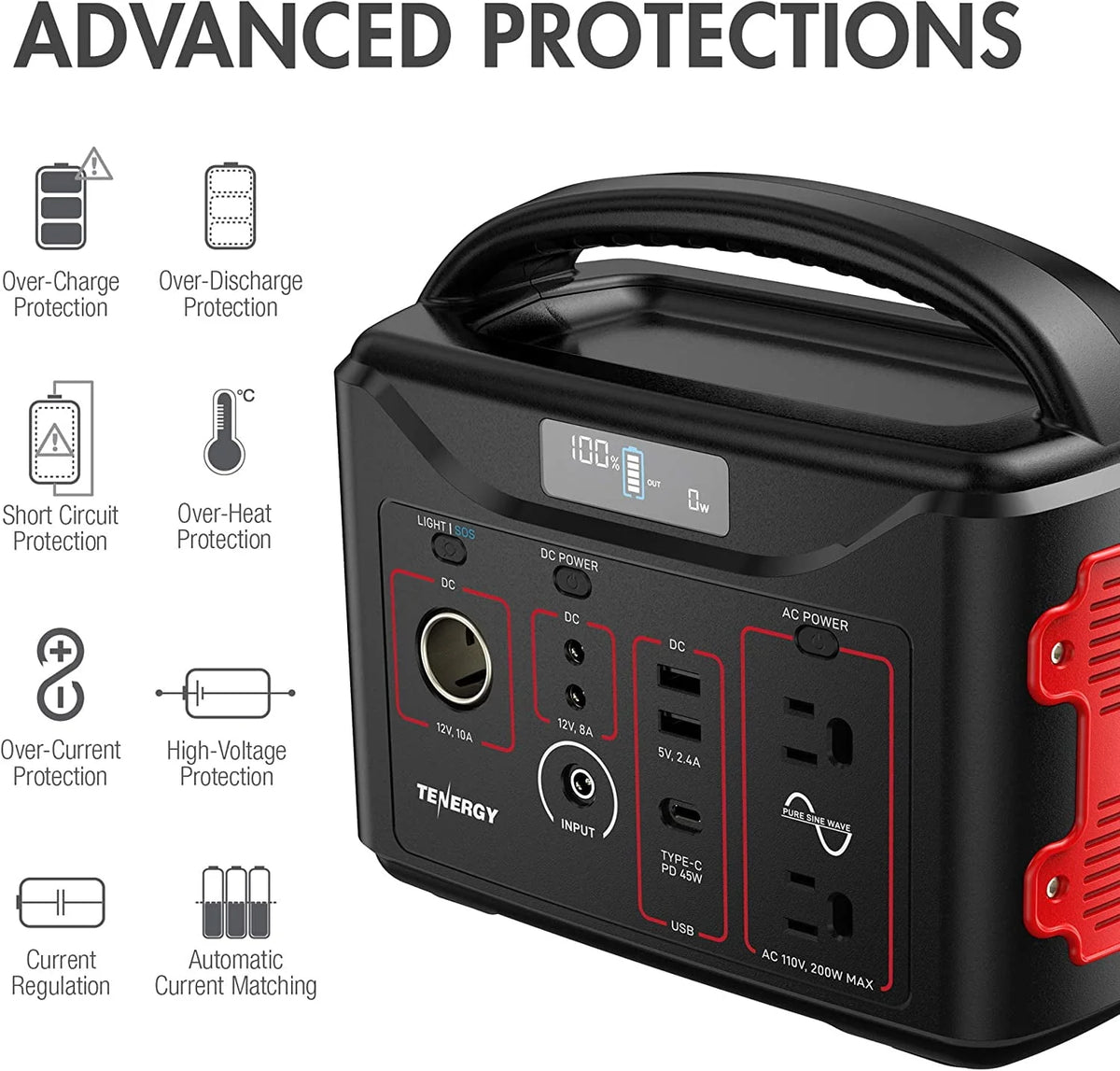 300Wh Portable Power Station J70634