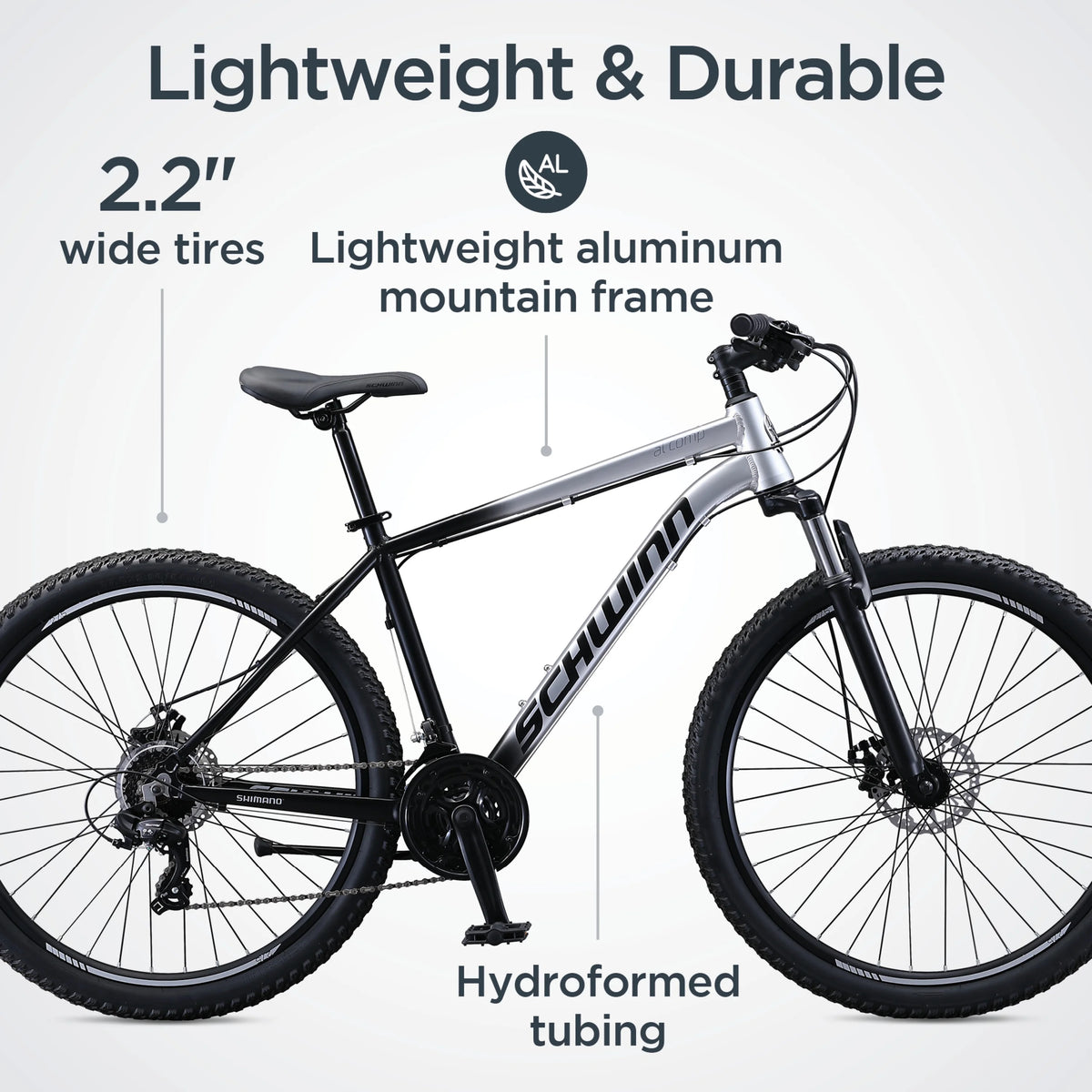 27.5 inch 21 Speed Grey Mountain Bike S258112