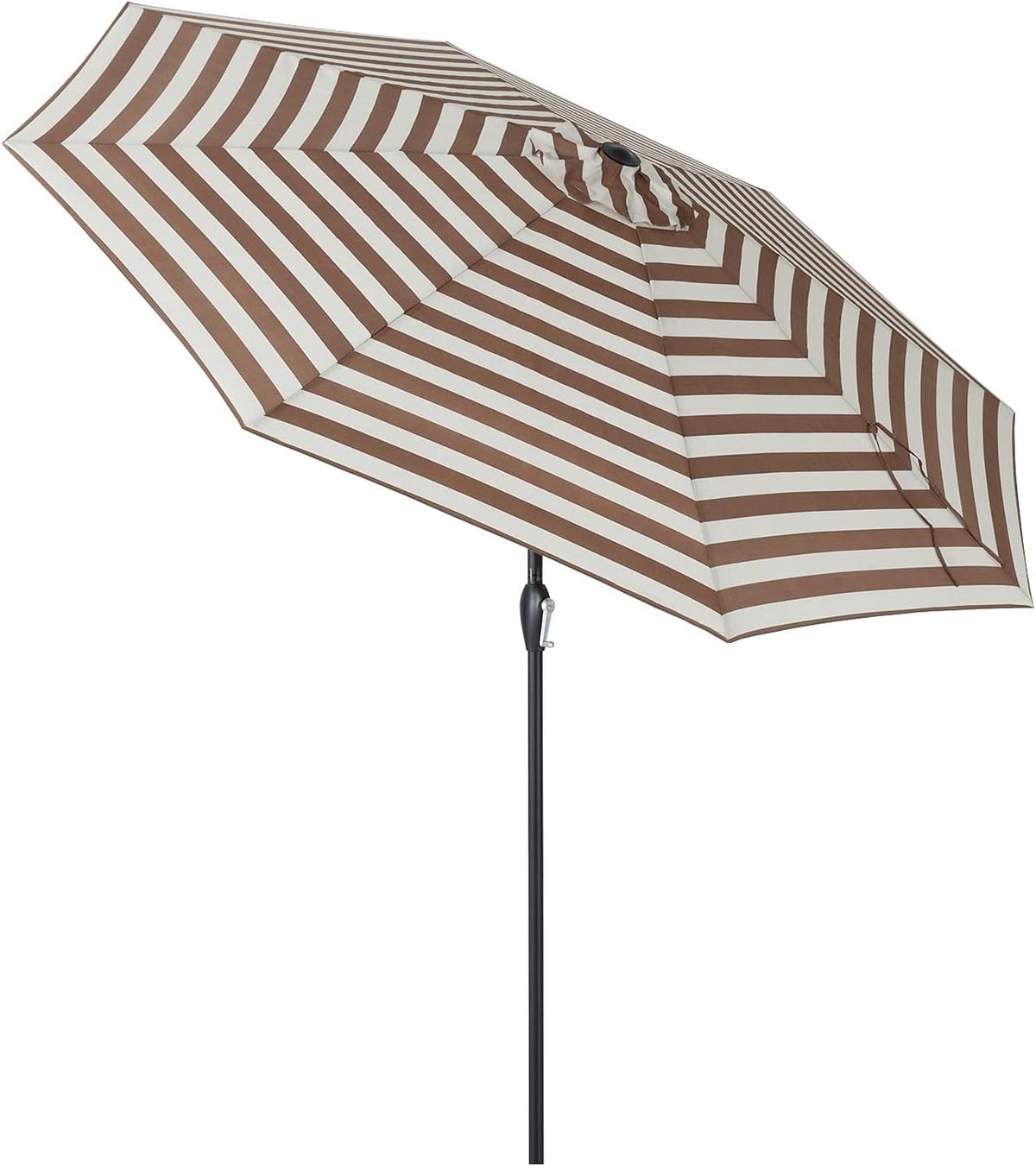 10' Outdoor Patio Table Umbrella with Auto Tilt and Crank D881