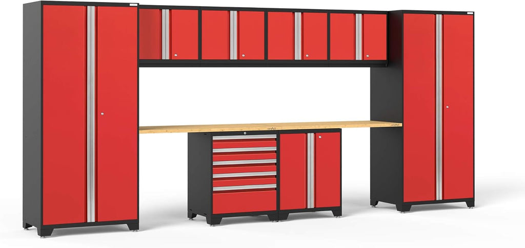 Gray 10 Piece Garage Cabinets F462