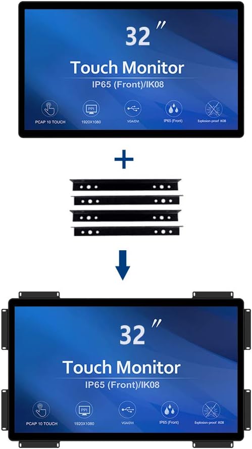 32 inch 10 Points PCAP Open Frame Touch Screen Monitor K859